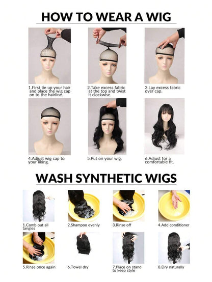 12 Inch Orange Fashionable Women's Wig, High Temperature Synthetic Heat Resistant Wig, Natural Styling, Elegant And Versatile, Suitable For Daily, Party, Ball, Music Festival, Carnival And Other Occasions.