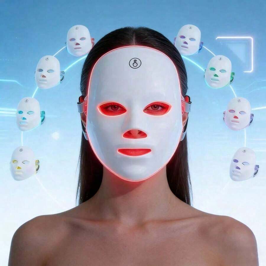 Colorful Rechargeable Facial Cleansing Device USB-Powered, 400mAh Lithium Battery