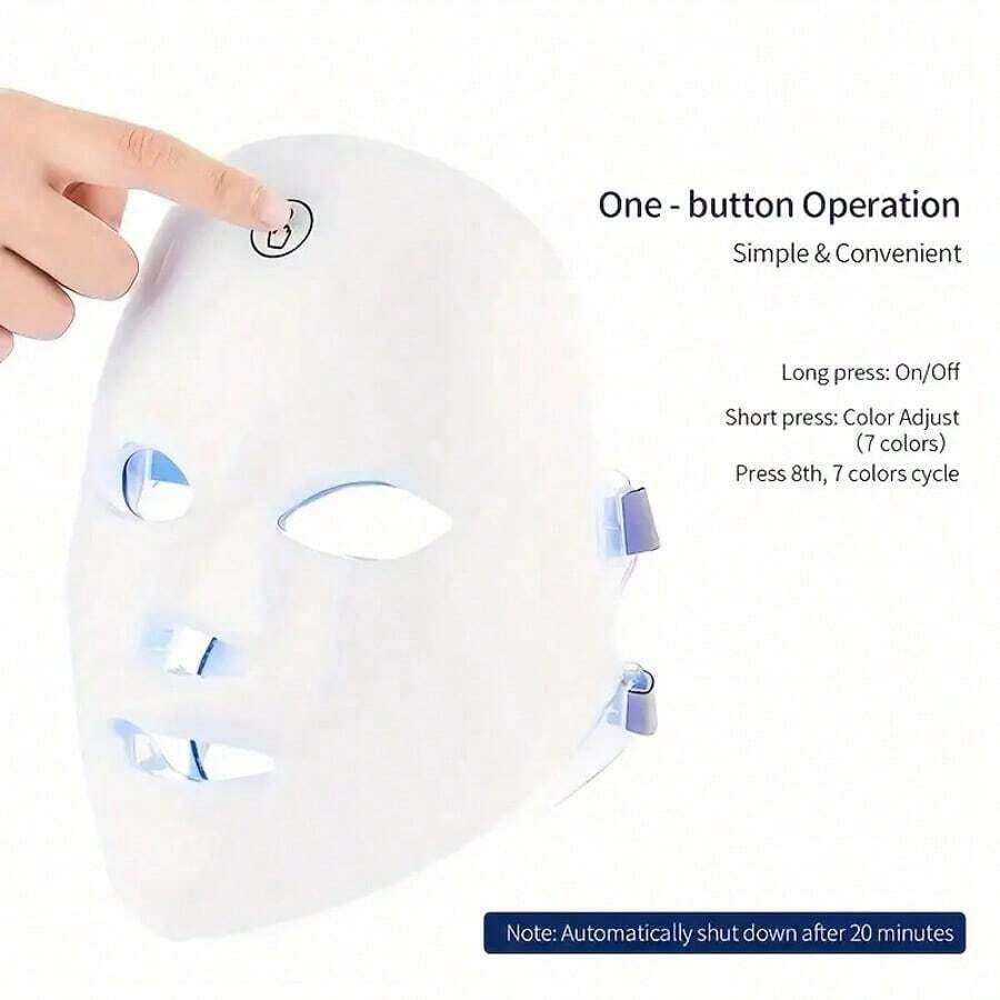 Colorful Rechargeable Facial Cleansing Device USB-Powered, 400mAh Lithium Battery